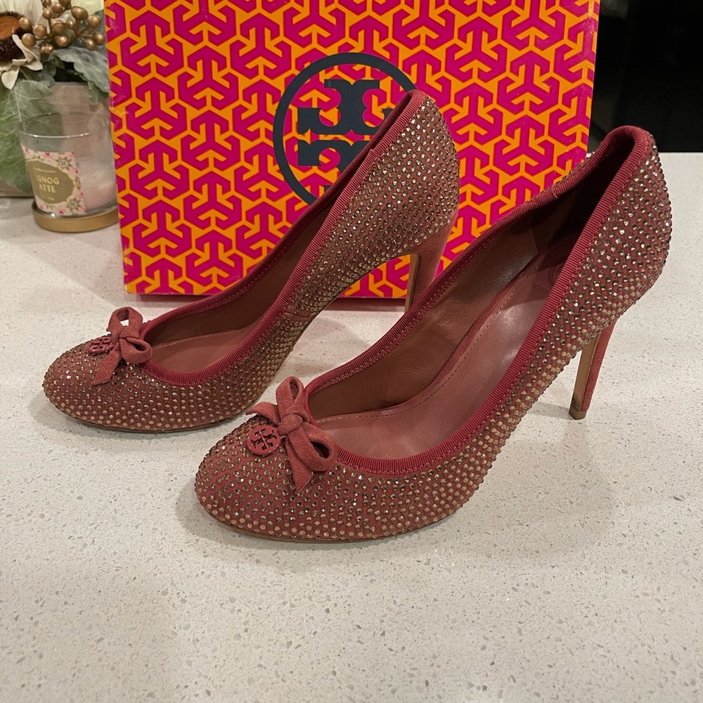 Gorgeous Sparkly Tory Burch Heels! 👠🤩